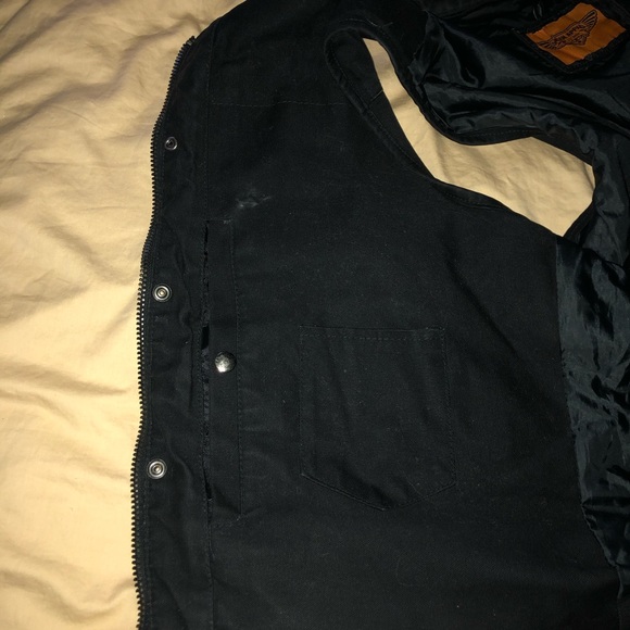 Motorcycle vest black size 46 - Picture 2 of 4